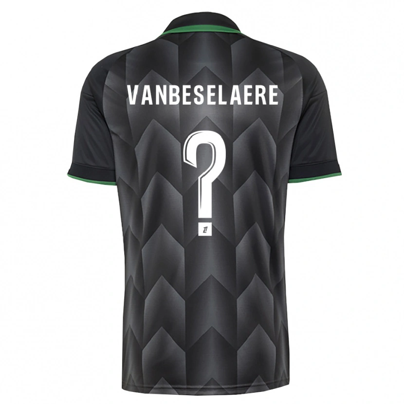 Danxen Kvinder Emmanuel Vanbeselaere #0 Hvid Sort Grøn Udebane Spillertrøjer 2026/27 Trøje T-Shirt