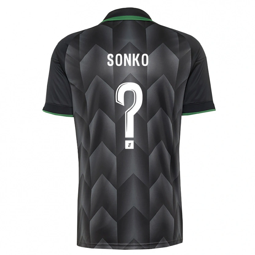 Danxen Kvinder Naël Sonko #0 Hvid Sort Grøn Udebane Spillertrøjer 2026/27 Trøje T-Shirt