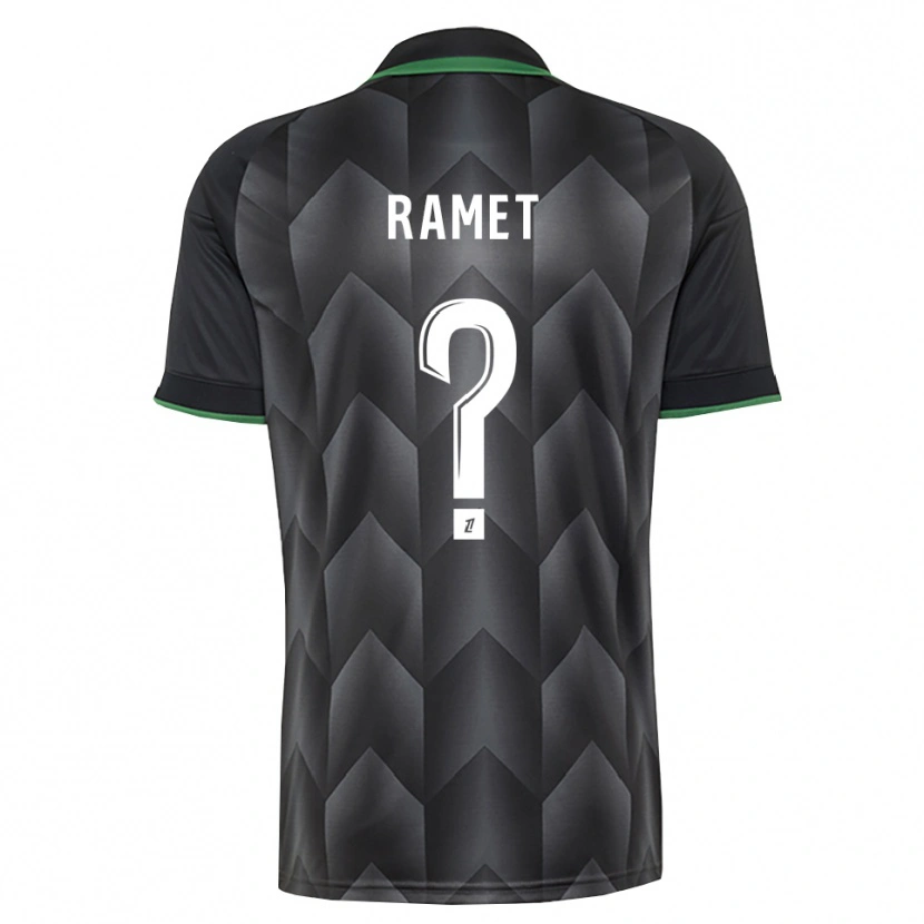 Danxen Kvinder Simon Ramet #0 Hvid Sort Grøn Udebane Spillertrøjer 2026/27 Trøje T-Shirt