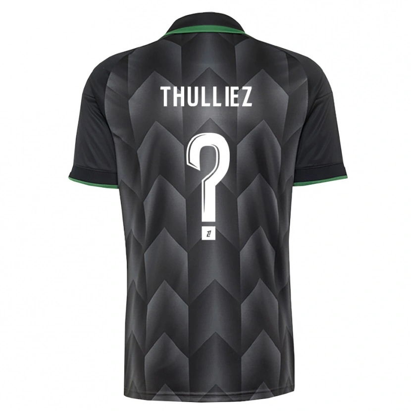 Danxen Kvinder Lucie Thulliez #0 Hvid Sort Grøn Udebane Spillertrøjer 2026/27 Trøje T-Shirt