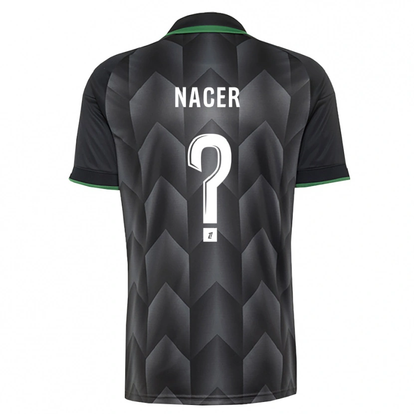 Danxen Kvinder Myriem Nacer #0 Hvid Sort Grøn Udebane Spillertrøjer 2026/27 Trøje T-Shirt