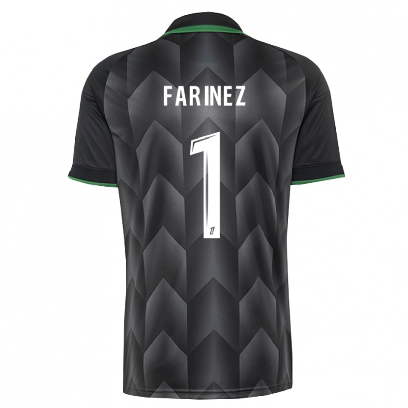 Danxen Kvinder Wuilker Fariñez #1 Hvid Sort Grøn Udebane Spillertrøjer 2026/27 Trøje T-Shirt