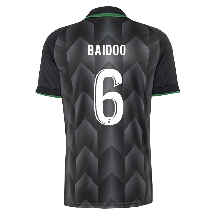 Danxen Kvinder Samson Baidoo #6 Hvid Sort Grøn Udebane Spillertrøjer 2026/27 Trøje T-Shirt