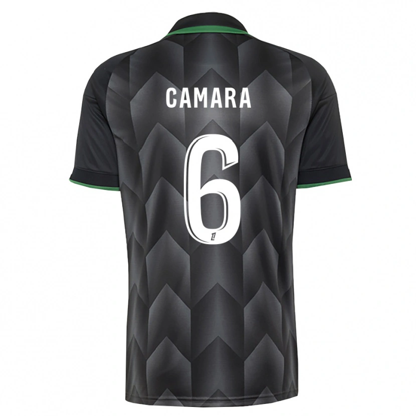 Danxen Kvinder Mamadou Camara #6 Hvid Sort Grøn Udebane Spillertrøjer 2026/27 Trøje T-Shirt