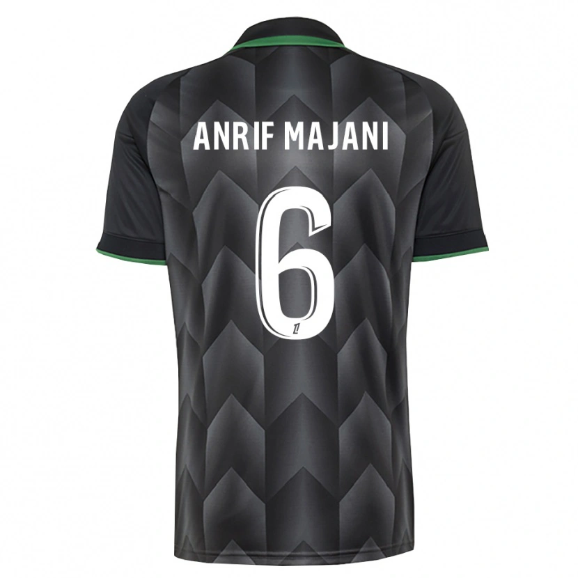 Danxen Kvinder El Anrif Majani #6 Hvid Sort Grøn Udebane Spillertrøjer 2026/27 Trøje T-Shirt