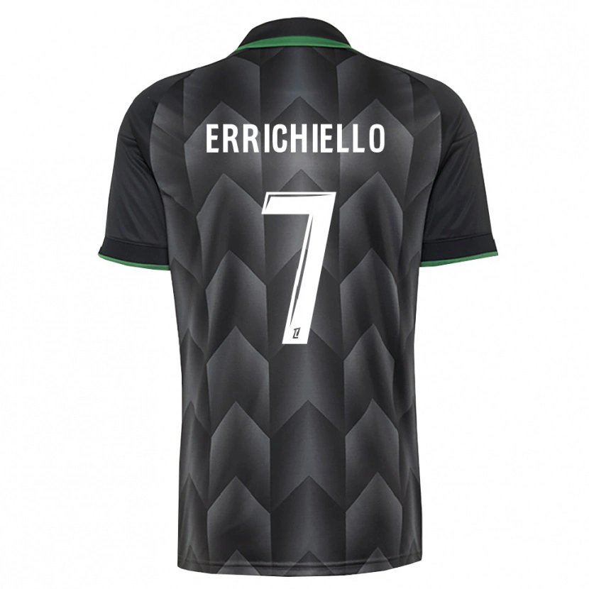 Danxen Kvinder Giovan Errichiello #7 Hvid Sort Grøn Udebane Spillertrøjer 2026/27 Trøje T-Shirt