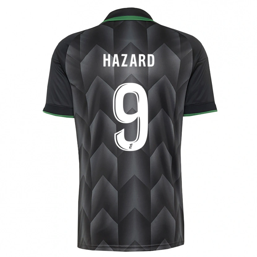 Danxen Kvinder Thorgan Hazard #9 Hvid Sort Grøn Udebane Spillertrøjer 2026/27 Trøje T-Shirt