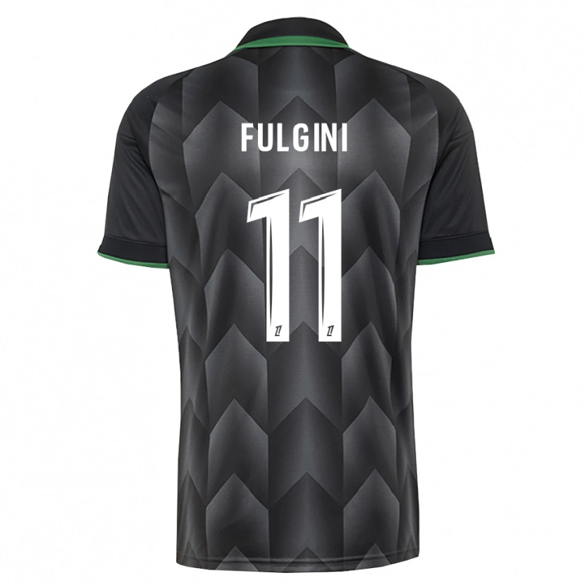 Danxen Kvinder Angelo Fulgini #11 Hvid Sort Grøn Udebane Spillertrøjer 2026/27 Trøje T-Shirt