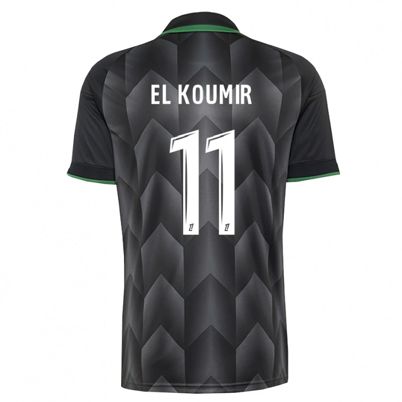 Danxen Kvinder Kaîna El Koumir #11 Hvid Sort Grøn Udebane Spillertrøjer 2026/27 Trøje T-Shirt