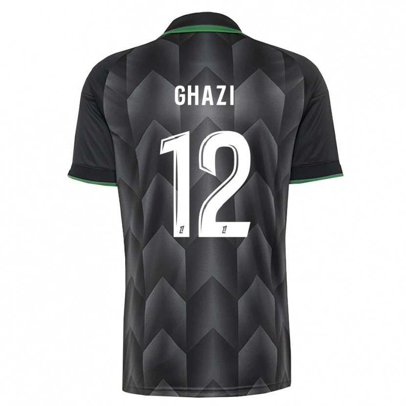 Danxen Kvinder Ali Ghazi #12 Hvid Sort Grøn Udebane Spillertrøjer 2026/27 Trøje T-Shirt