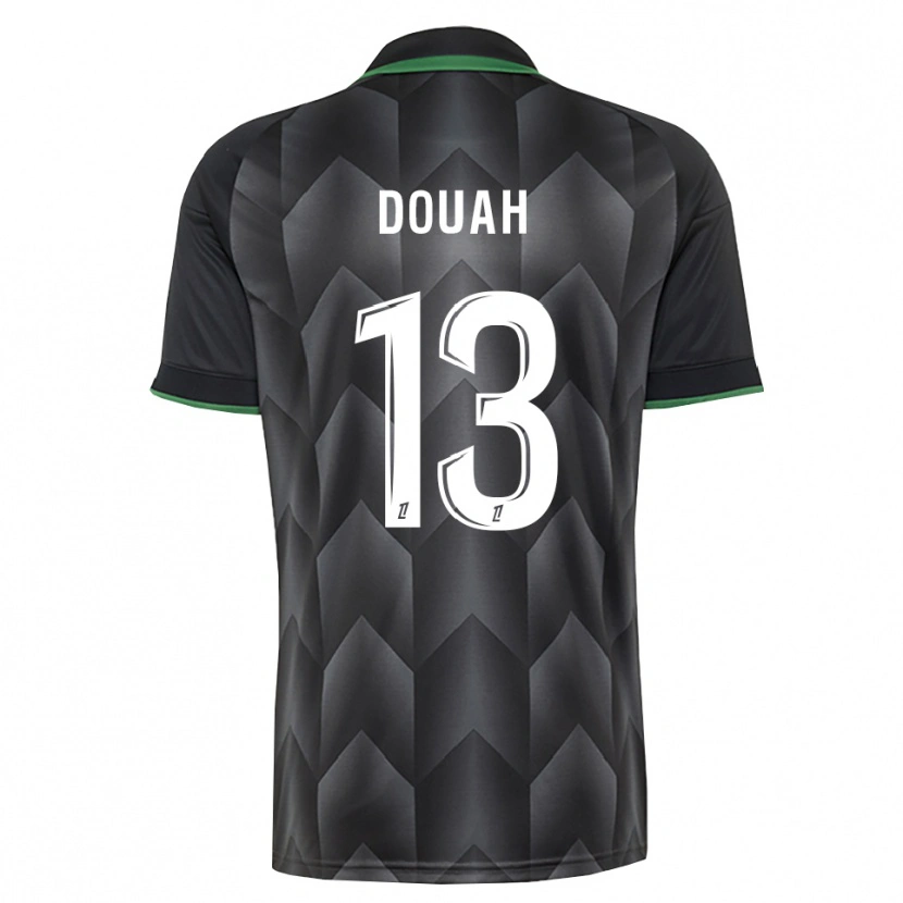 Danxen Kvinder Chemssedine Douah #13 Hvid Sort Grøn Udebane Spillertrøjer 2026/27 Trøje T-Shirt