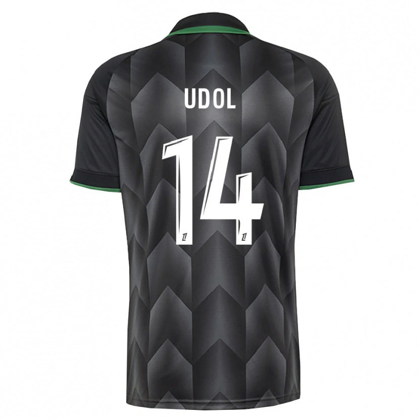 Danxen Kvinder Matthieu Udol #14 Hvid Sort Grøn Udebane Spillertrøjer 2026/27 Trøje T-Shirt