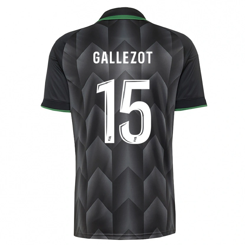 Danxen Kvinder Tim Gallezot #15 Hvid Sort Grøn Udebane Spillertrøjer 2026/27 Trøje T-Shirt