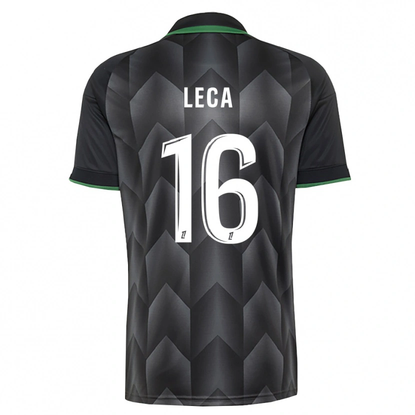 Danxen Kvinder Jean-Louis Leca #16 Hvid Sort Grøn Udebane Spillertrøjer 2026/27 Trøje T-Shirt