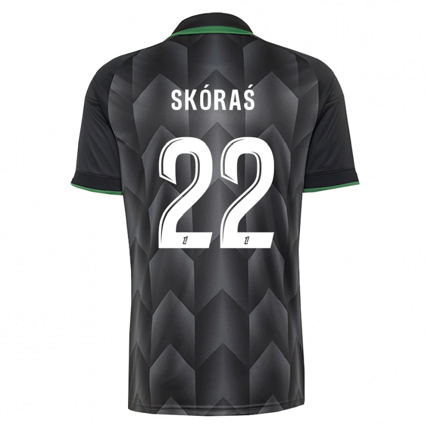 Danxen Kvinder Michal Skoras #22 Hvid Sort Grøn Udebane Spillertrøjer 2026/27 Trøje T-Shirt