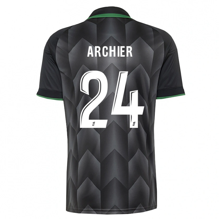 Danxen Kvinder Louann Archier #24 Hvid Sort Grøn Udebane Spillertrøjer 2026/27 Trøje T-Shirt