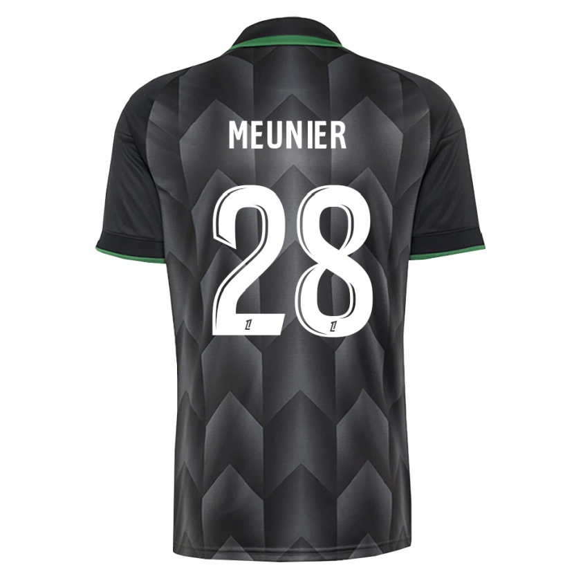 Danxen Kvinder Jennifer Meunier #28 Hvid Sort Grøn Udebane Spillertrøjer 2026/27 Trøje T-Shirt