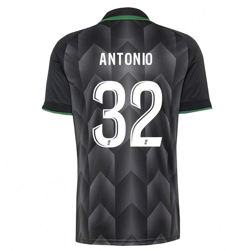 Danxen Kvinder Kyllian Antonio #32 Hvid Sort Grøn Udebane Spillertrøjer 2026/27 Trøje T-Shirt