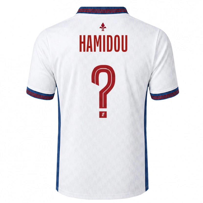 Danxen Kvinder Jamila Hamidou #0 Rød Hvid Blå Udebane Spillertrøjer 2026/27 Trøje T-Shirt