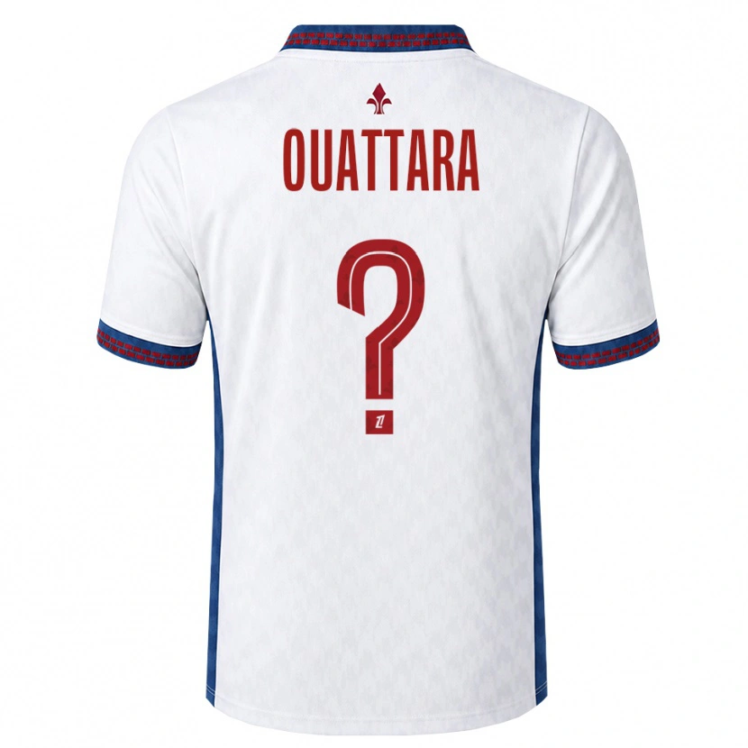 Danxen Kvinder Fadiga Ouattara #0 Rød Hvid Blå Udebane Spillertrøjer 2026/27 Trøje T-Shirt