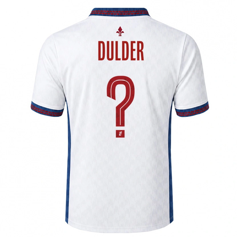 Danxen Kvinder Sifra Dulder #0 Rød Hvid Blå Udebane Spillertrøjer 2026/27 Trøje T-Shirt
