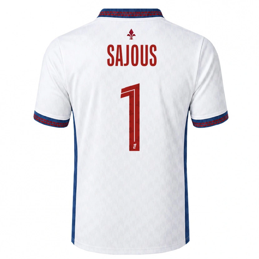Danxen Kvinder Thomas Sajous #1 Rød Hvid Blå Udebane Spillertrøjer 2026/27 Trøje T-Shirt