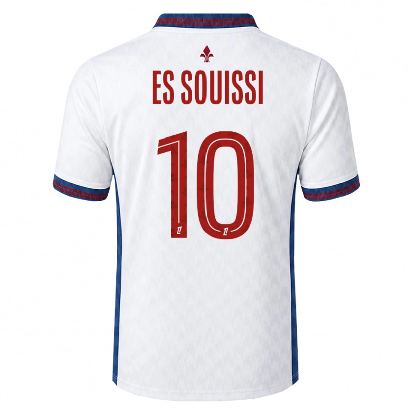 Danxen Kvinder Yllian Es Souissi #10 Rød Hvid Blå Udebane Spillertrøjer 2026/27 Trøje T-Shirt