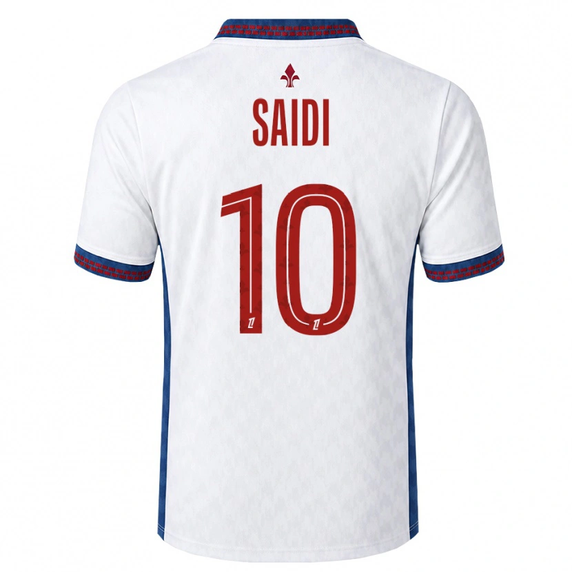Danxen Kvinder Rachel Saidi #10 Rød Hvid Blå Udebane Spillertrøjer 2026/27 Trøje T-Shirt