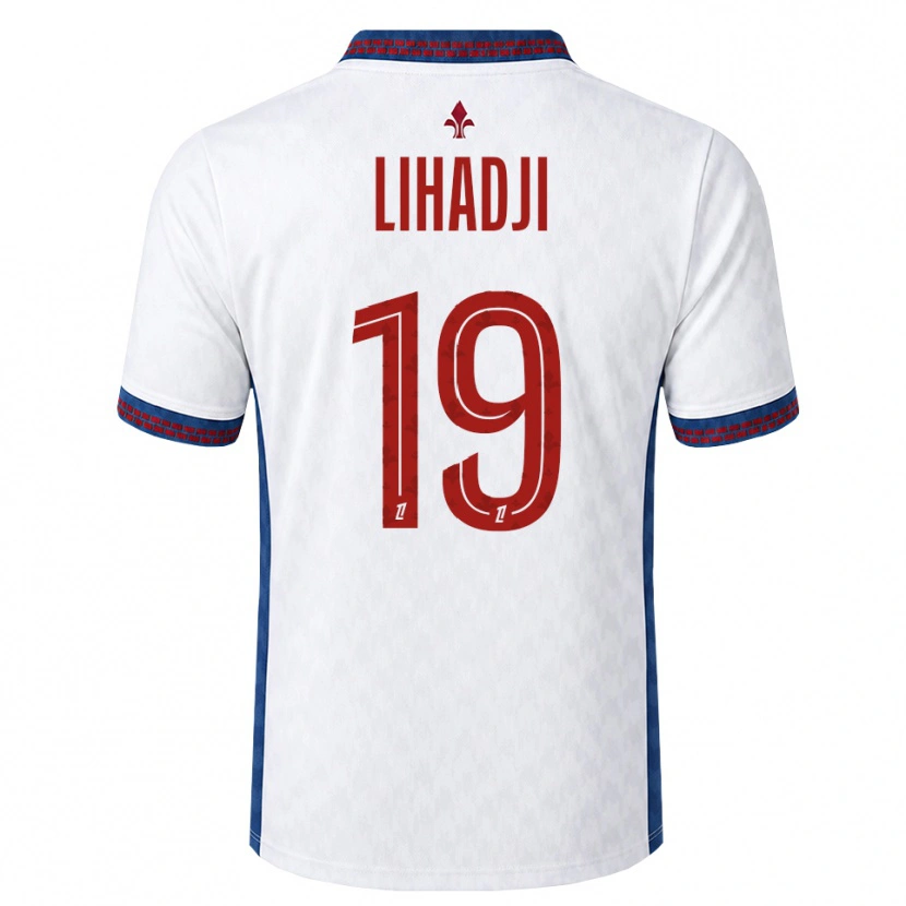 Danxen Kvinder Isaac Lihadji #19 Rød Hvid Blå Udebane Spillertrøjer 2026/27 Trøje T-Shirt