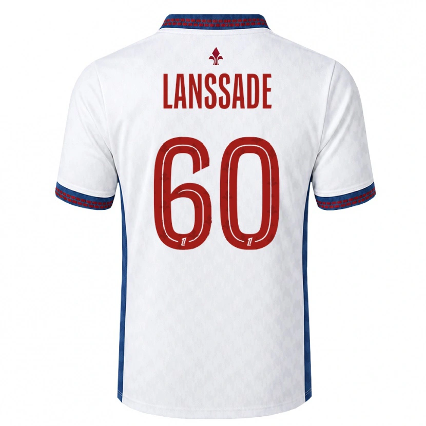 Danxen Kvinder Zadig Lanssade #60 Rød Hvid Blå Udebane Spillertrøjer 2026/27 Trøje T-Shirt