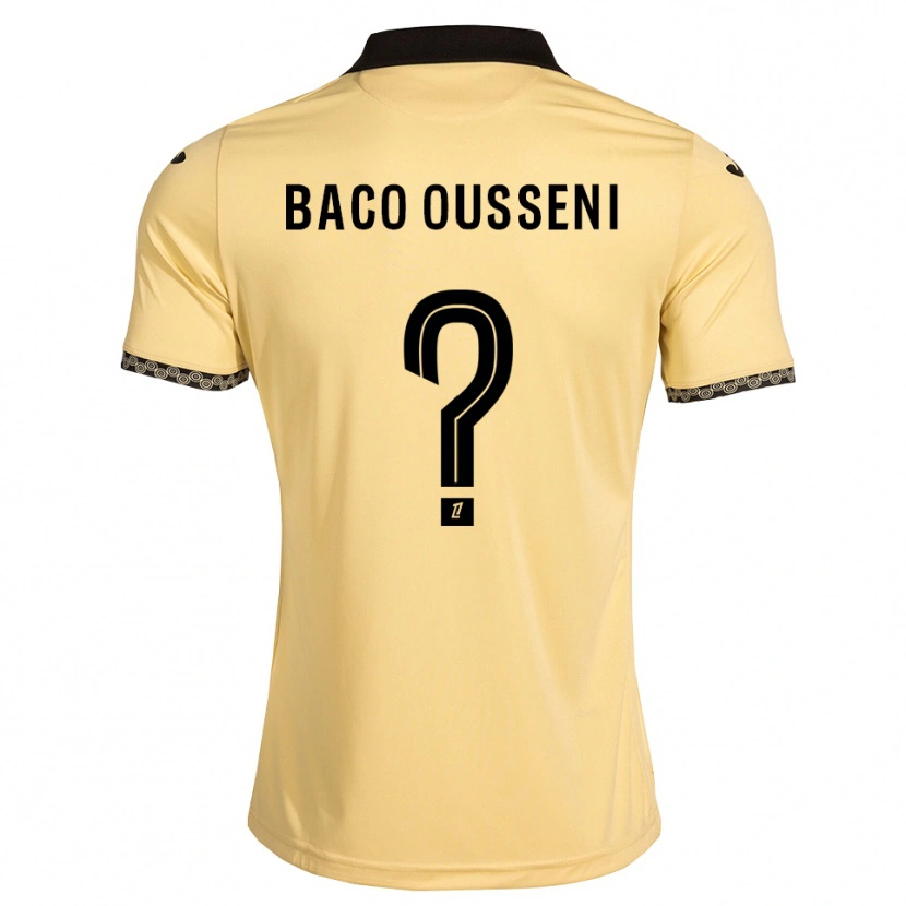 Danxen Kvinder Timothée Baco Ousseni #0 Navajohvid Sort Udebane Spillertrøjer 2026/27 Trøje T-Shirt