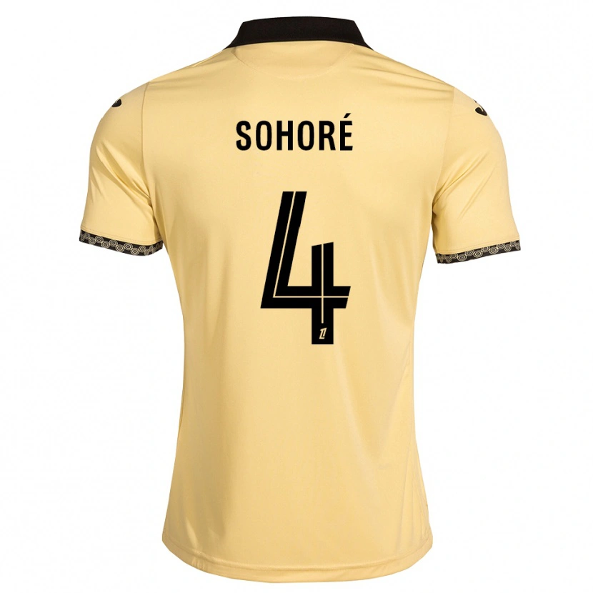 Danxen Kvinder Seni Sohoré #4 Navajohvid Sort Udebane Spillertrøjer 2026/27 Trøje T-Shirt
