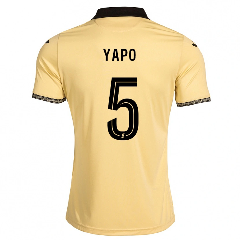 Danxen Kvinder Ezekiel Yapo #5 Navajohvid Sort Udebane Spillertrøjer 2026/27 Trøje T-Shirt