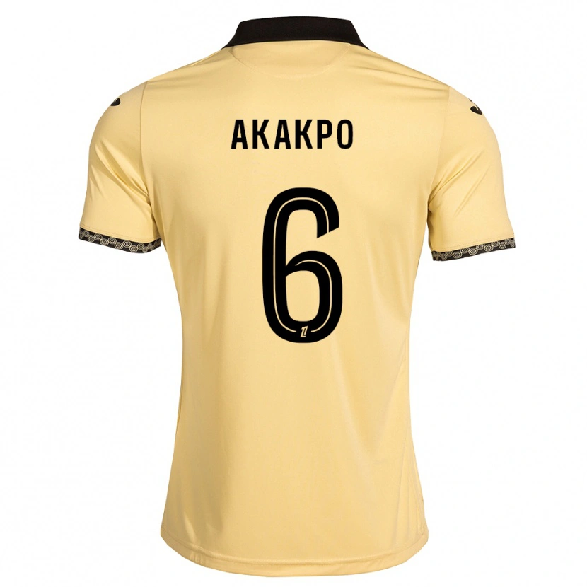 Danxen Kvinder Izak Akakpo #6 Navajohvid Sort Udebane Spillertrøjer 2026/27 Trøje T-Shirt