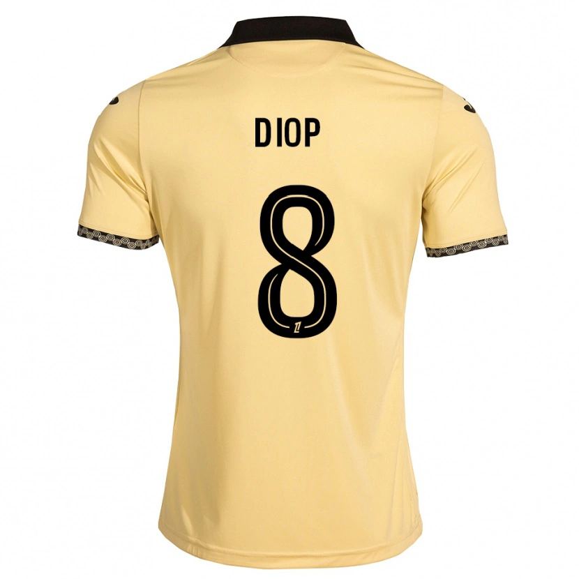 Danxen Kvinder Samba Diop #8 Navajohvid Sort Udebane Spillertrøjer 2026/27 Trøje T-Shirt