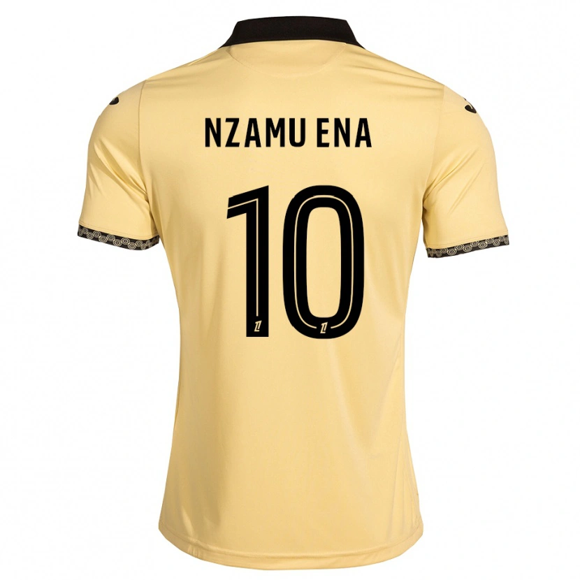 Danxen Kvinder Arcial Nzamu Ena #10 Navajohvid Sort Udebane Spillertrøjer 2026/27 Trøje T-Shirt