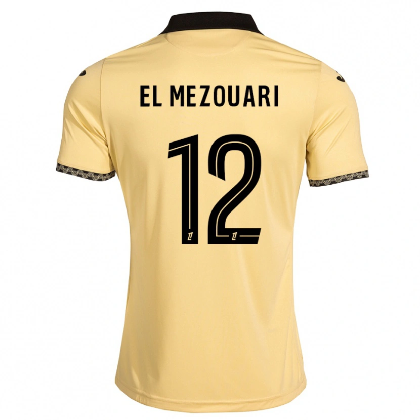 Danxen Kvinder Salah-Dine El Mezouari #12 Navajohvid Sort Udebane Spillertrøjer 2026/27 Trøje T-Shirt