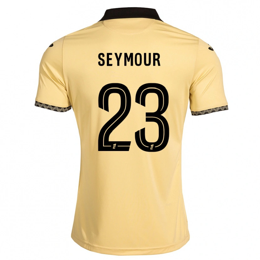 Danxen Kvinder Brice Seymour #23 Navajohvid Sort Udebane Spillertrøjer 2026/27 Trøje T-Shirt