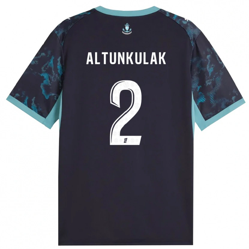 Danxen Kvinder Selen Altunkulak #2 Bleg Turkis Hvid Sort Udebane Spillertrøjer 2026/27 Trøje T-Shirt