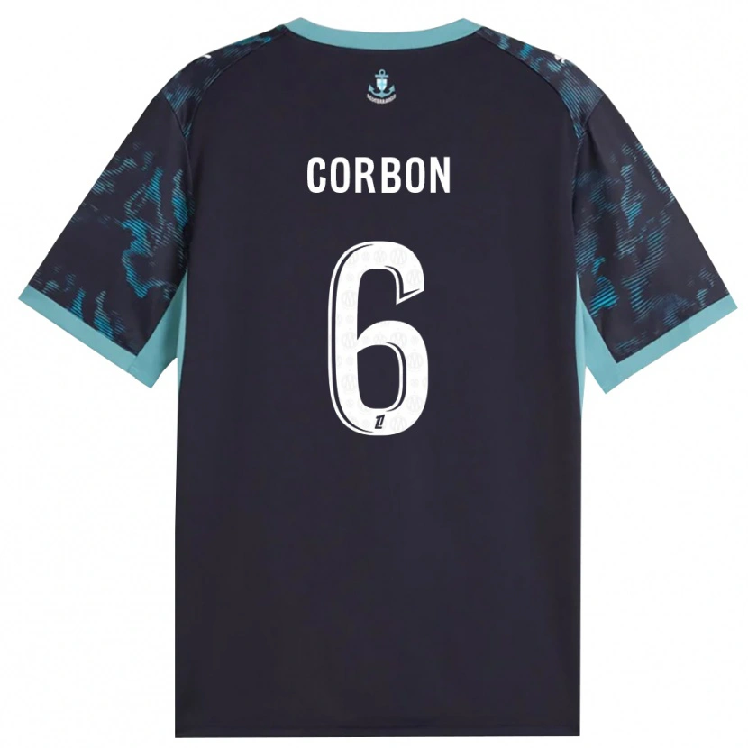 Danxen Kvinder Max Corbon #6 Bleg Turkis Hvid Sort Udebane Spillertrøjer 2026/27 Trøje T-Shirt