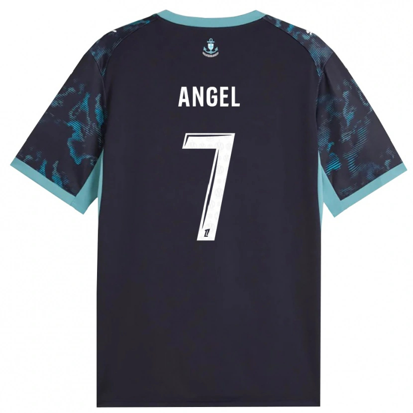 Danxen Kvinder Angel Gomes #7 Bleg Turkis Hvid Sort Udebane Spillertrøjer 2026/27 Trøje T-Shirt