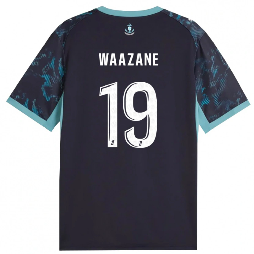 Danxen Kvinder Jassim Waazane #19 Bleg Turkis Hvid Sort Udebane Spillertrøjer 2026/27 Trøje T-Shirt