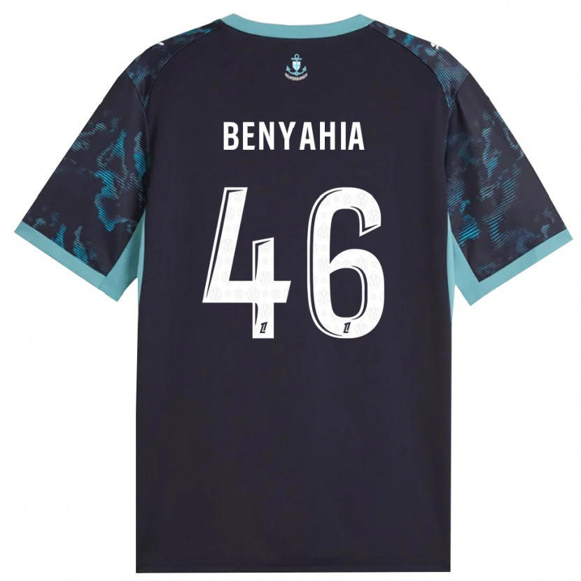 Danxen Kvinder Aylan Benyahia-Tani #46 Bleg Turkis Hvid Sort Udebane Spillertrøjer 2026/27 Trøje T-Shirt