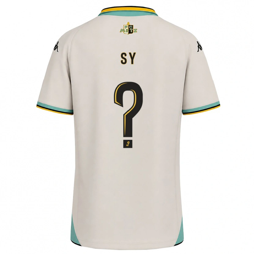 Danxen Kvinder Alassane Sy #0 Blomsterhvid Sort Udebane Spillertrøjer 2026/27 Trøje T-Shirt