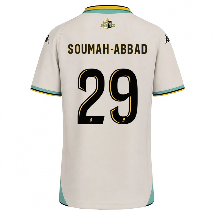 Danxen Kvinder Édouard Soumah-Abbad #29 Blomsterhvid Sort Udebane Spillertrøjer 2026/27 Trøje T-Shirt