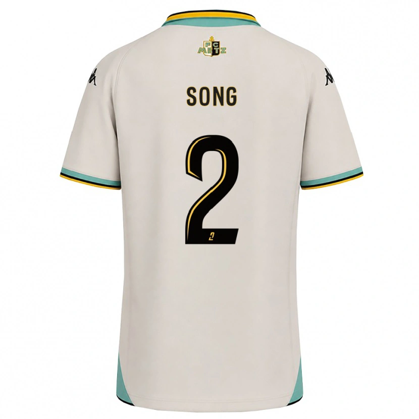 Danxen Kvinder Bryan Song #2 Blomsterhvid Sort Udebane Spillertrøjer 2026/27 Trøje T-Shirt