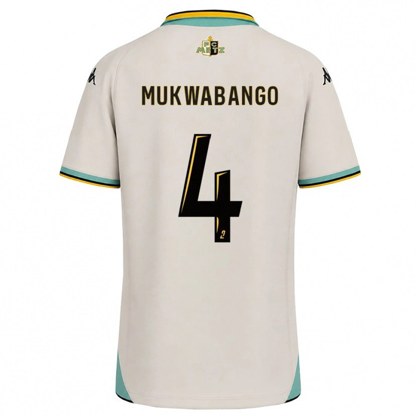 Danxen Kvinder Bénit Mukwabango #4 Blomsterhvid Sort Udebane Spillertrøjer 2026/27 Trøje T-Shirt