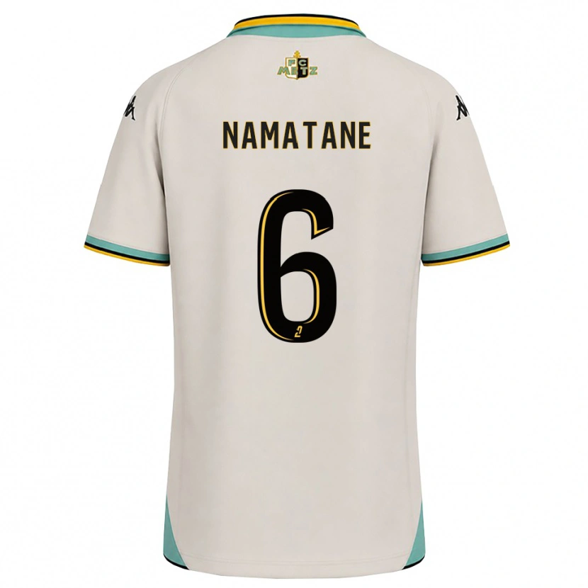 Danxen Kvinder Joseph Namatane #6 Blomsterhvid Sort Udebane Spillertrøjer 2026/27 Trøje T-Shirt