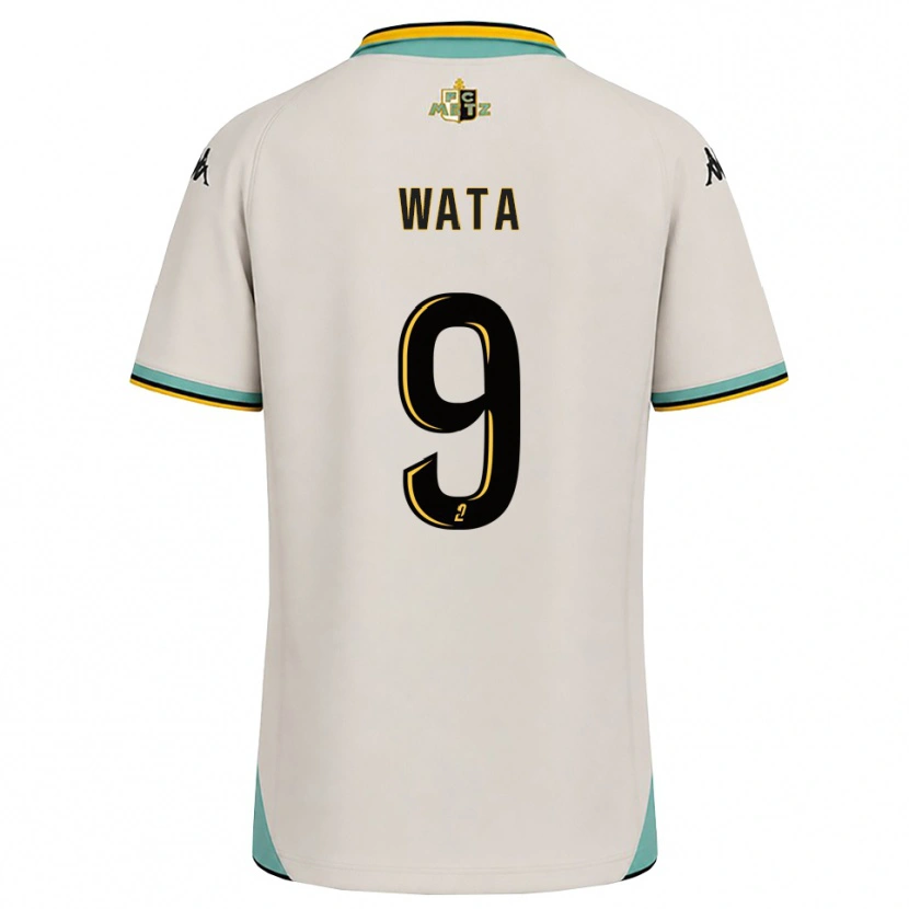 Danxen Kvinder Xavier Wata #9 Blomsterhvid Sort Udebane Spillertrøjer 2026/27 Trøje T-Shirt
