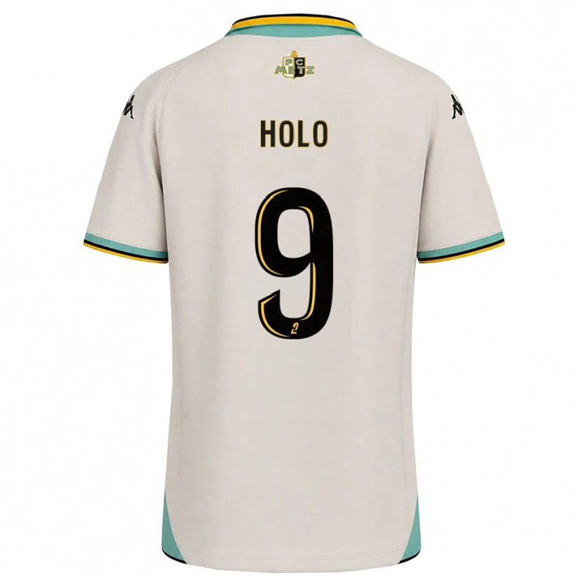 Danxen Kvinder Mathis Holo #9 Blomsterhvid Sort Udebane Spillertrøjer 2026/27 Trøje T-Shirt